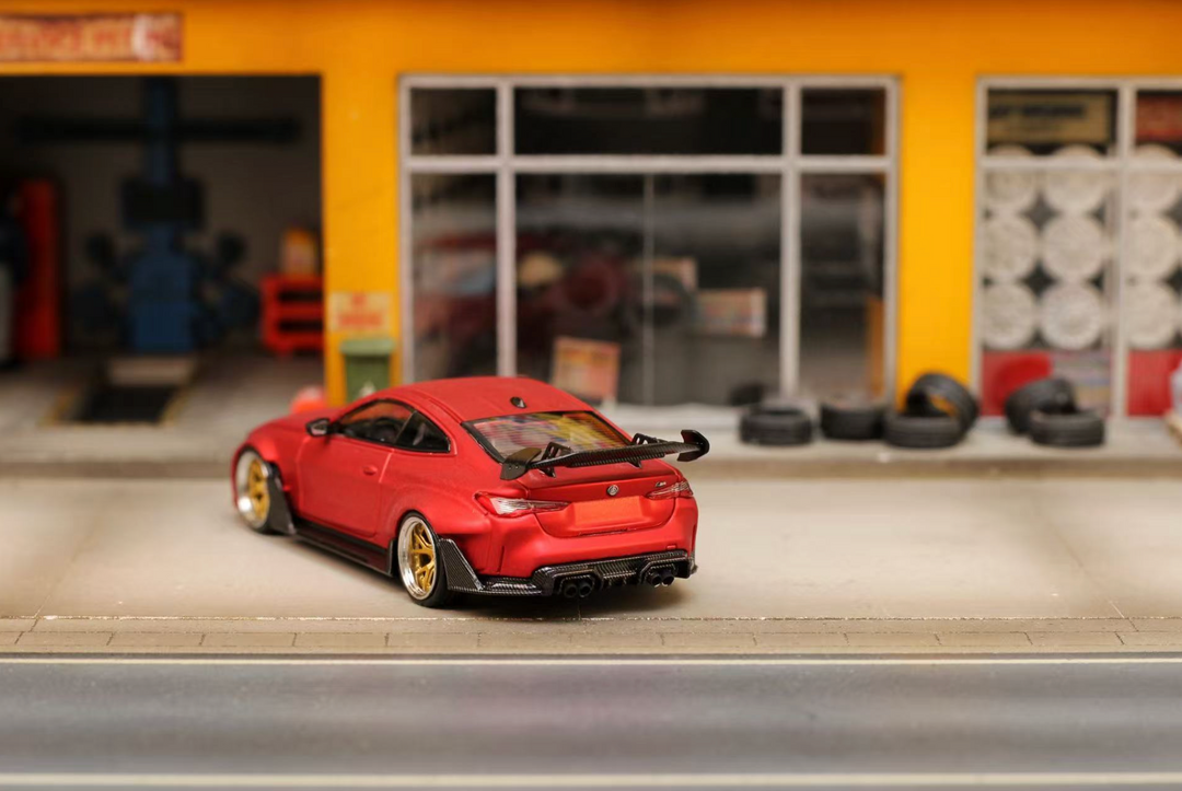 Street Weapon 1:64 BMW G82 M4 wide-body - Red