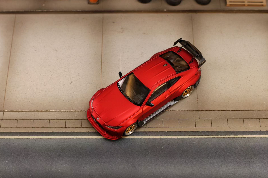 Street Weapon 1:64 BMW G82 M4 wide-body - Red