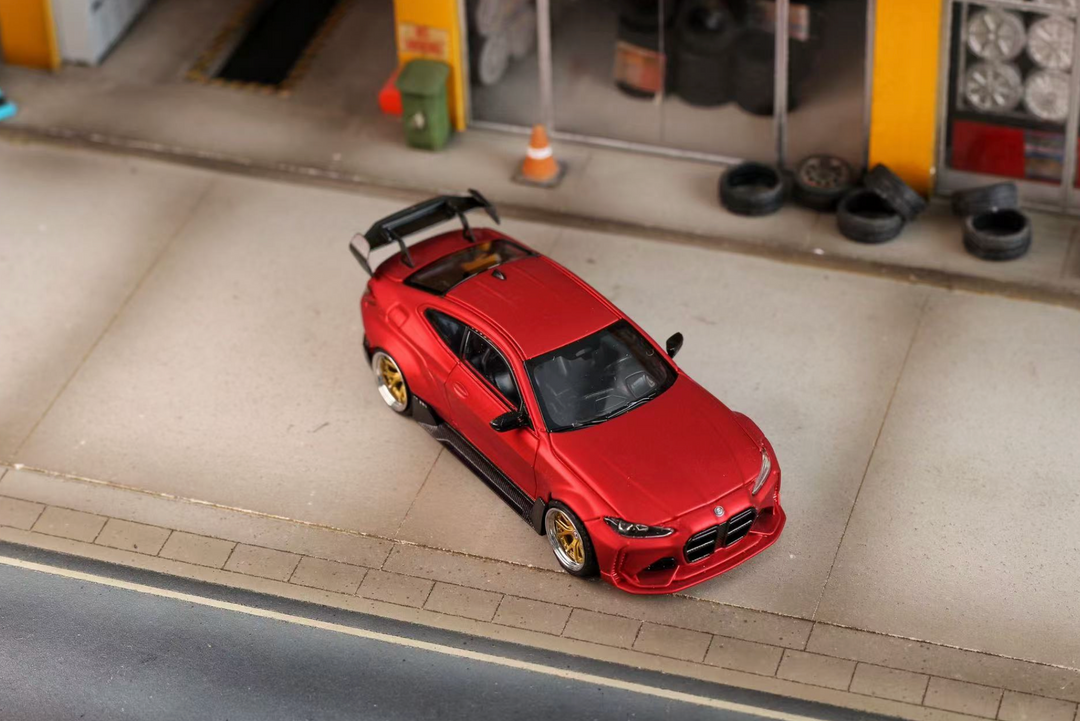 Street Weapon 1:64 BMW G82 M4 wide-body - Red