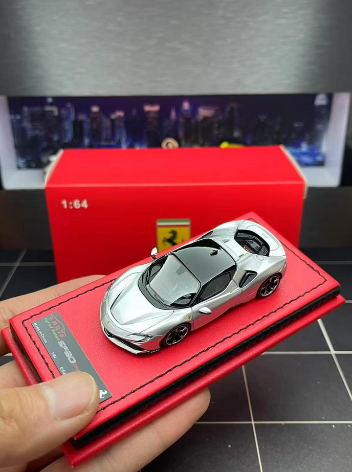 [Preorder] Art Model 1:64 Ferrari SF90 Metallic Silver