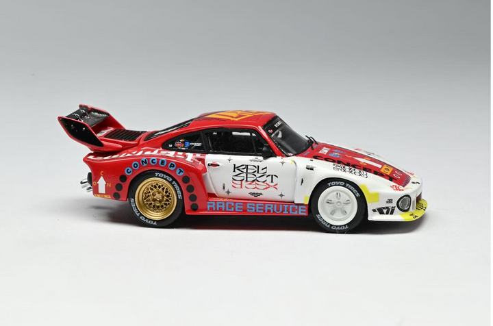 [Preorder] The Race Service Store 1:64 Porsche Project 935X Art Car Race Service Studio Custom