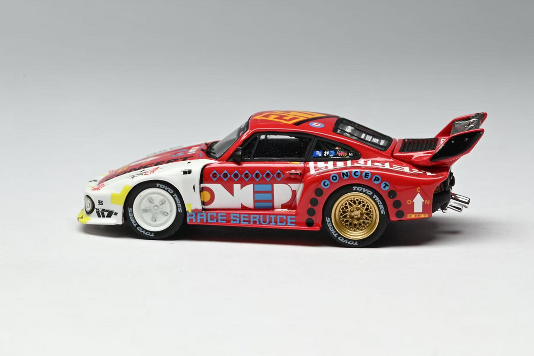 [Preorder] The Race Service Store 1:64 Porsche Project 935X Art Car Race Service Studio Custom