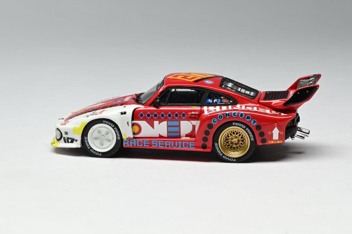 [Preorder] The Race Service Store 1:64 Porsche Project 935X Art Car Race Service Studio Custom