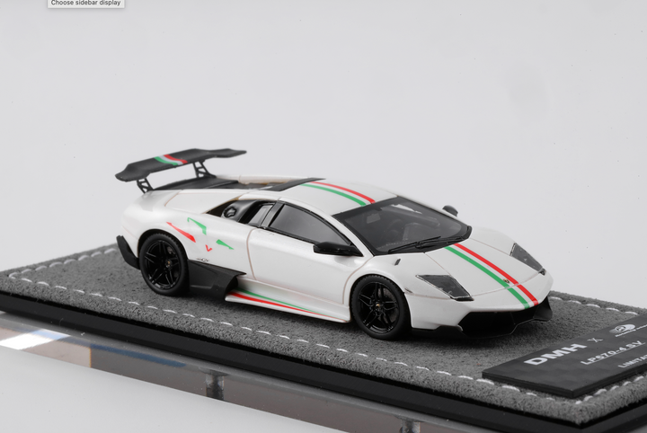 [Preorder] DMH×RW 1:64 Lamborghini Murciélago LP670-4 SV Resin Model (4 Colours)