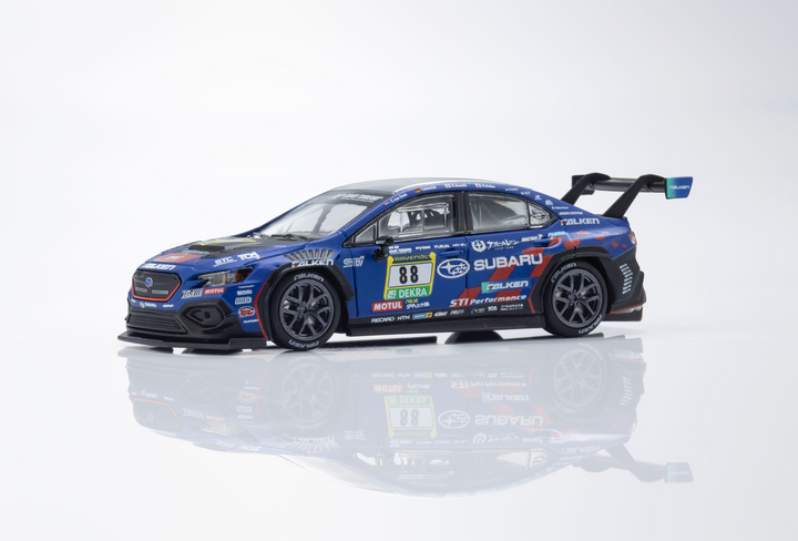 [Preorder] Kyosho 1:64 Minicar Book Edition Subaru WRX NBR2024 with MOTN LED Base Compatible – Blue (2 Versions) 07129N24E/07129N24C