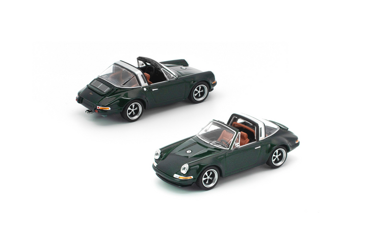 [Preorder] POPRACE 1:64 Porsche SINGER TARGA GREEN PR640068