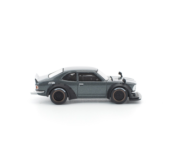 [Preorder] POPRACE 1:64 TOYOTA COROLLA KE 25 MATTE GREY PR640305
