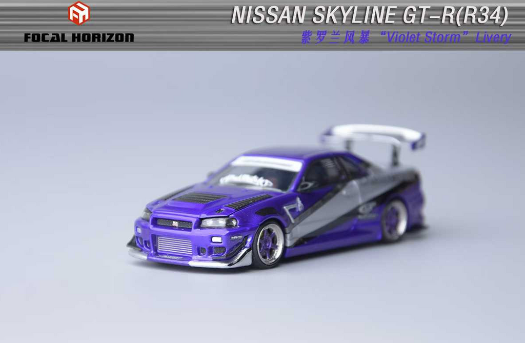 Focal Horizon 1:64 Nissan Skyline GT-R R34 Ryohe's Gifted Modified