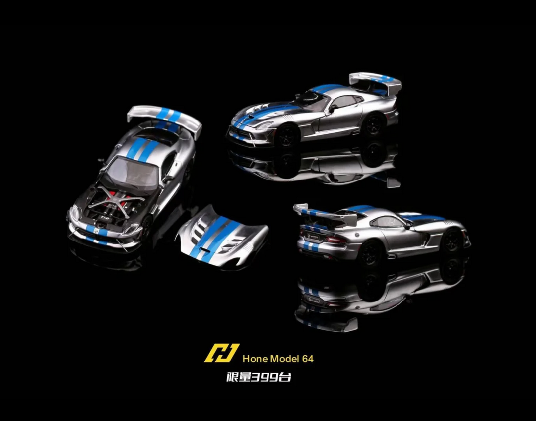 Hone Model 1:64 Dodge Viper ACR (3 Colours)