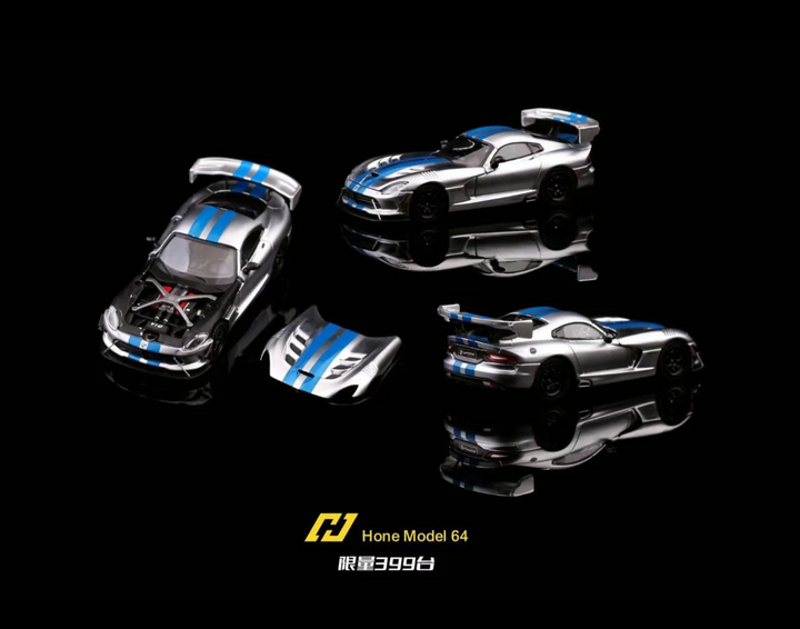 Hone Model 1:64 Dodge Viper ACR (3 Colours)