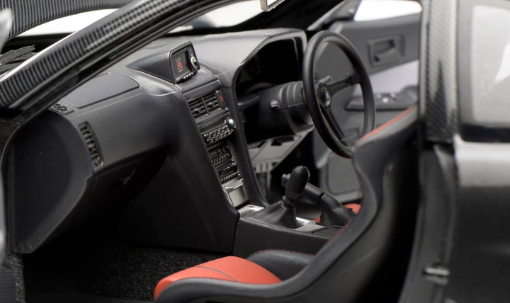 [Preorder] MOTORHELIX 1:18 Nissan Skyline GT-R(R34) CUSTOMIZED VERSION Carbon Fiber M83413