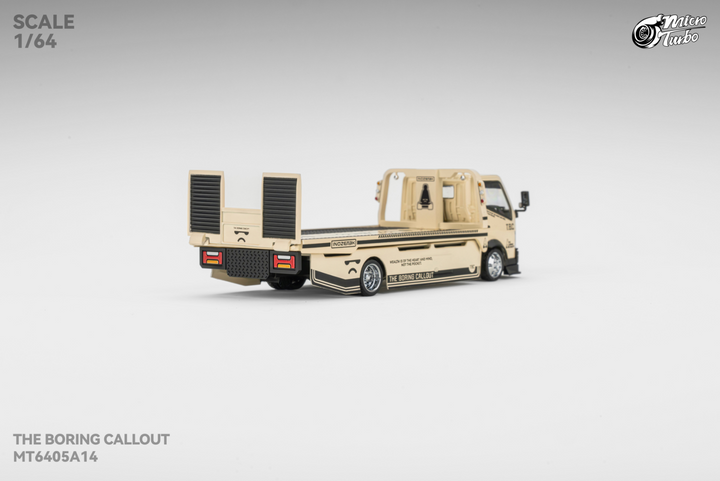 Microturbo 1:64 Custom Hauler - The Boring Concept White MT6405A14