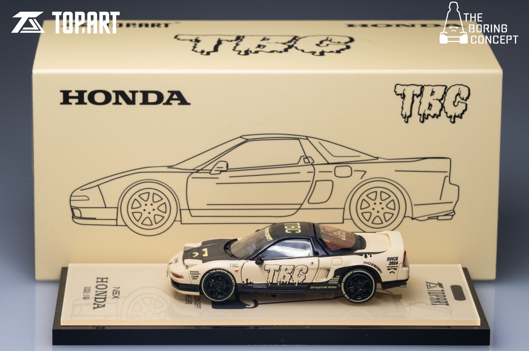 [Preorder] TOPART 1:64 HONDA NSX NA1 | TBC Retro Livery Foshan Exhibition Exclusive
