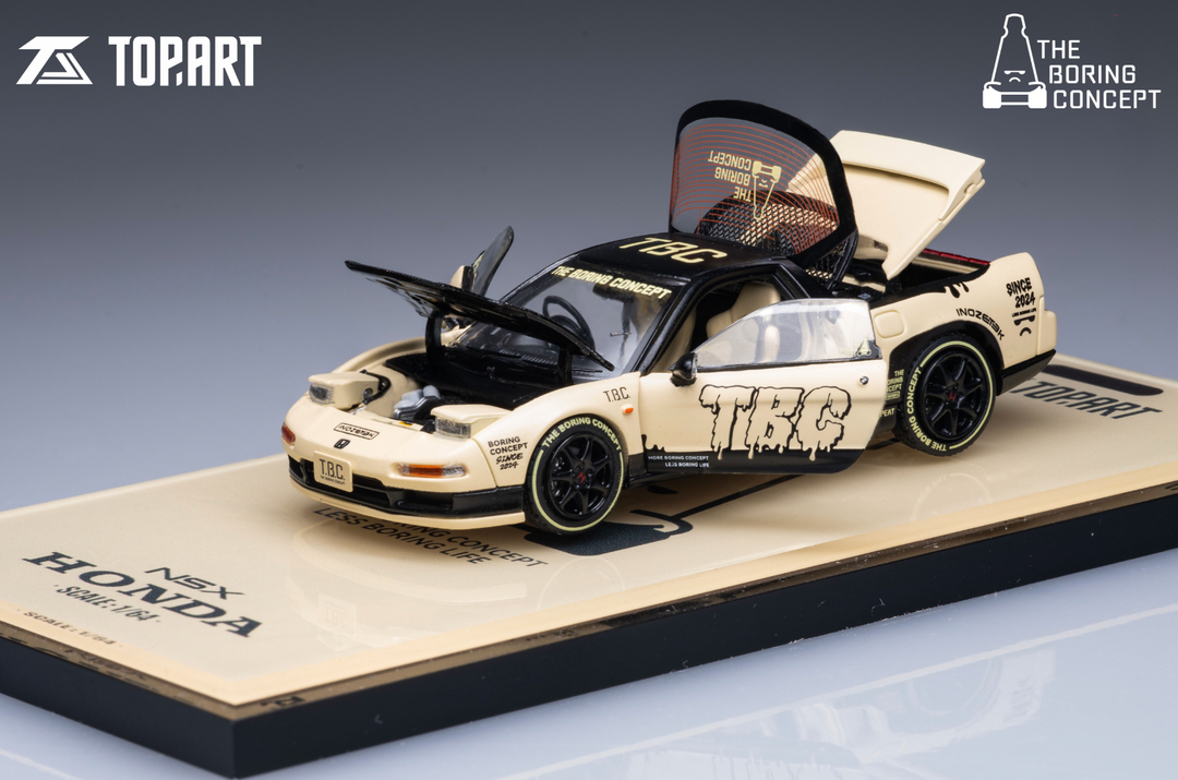 [Preorder] TOPART 1:64 HONDA NSX NA1 | TBC Retro Livery Foshan Exhibition Exclusive