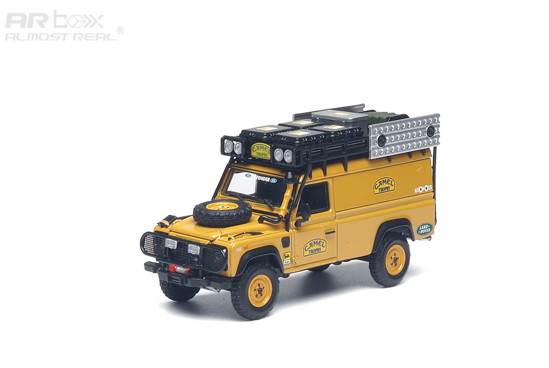 [Preorder] AR Box 1:64 Land Rover Defender 110 "Camel Trophy" Workshop Unit Tanzania Burundi 610321101