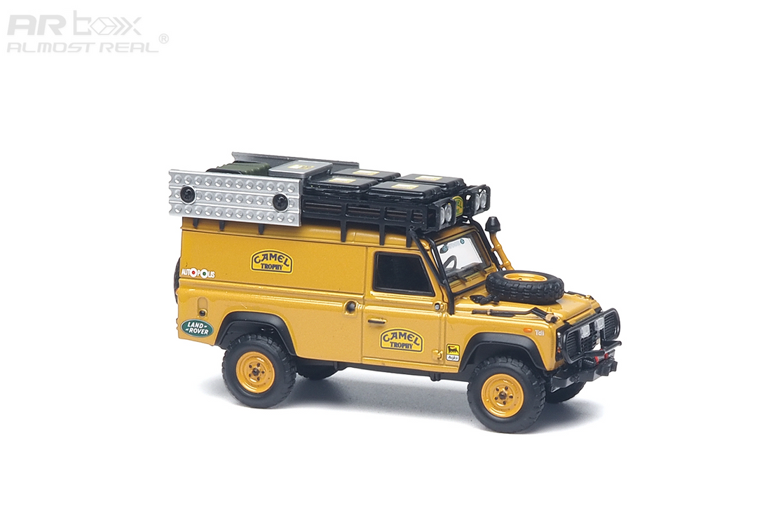 [Preorder] AR Box 1:64 Land Rover Defender 110 "Camel Trophy" Workshop Unit Tanzania Burundi 610321101