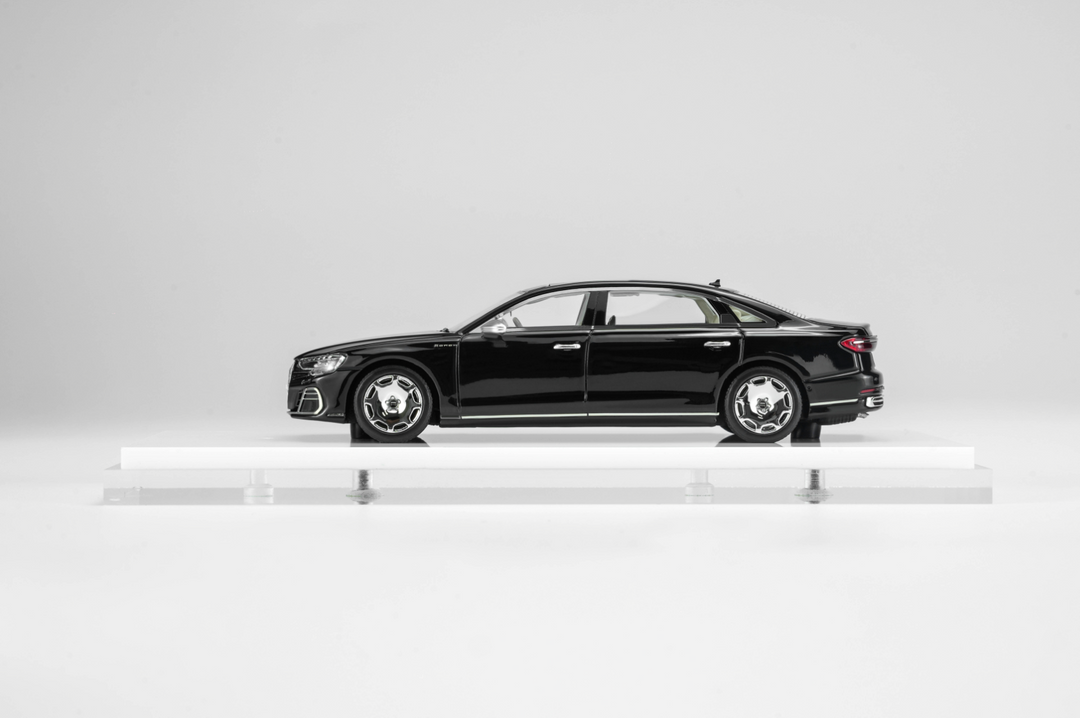 [Preorder] MOTORHELIX 1:64 Audi A8 L Horch Legendary Black Metallic MH64012LBM