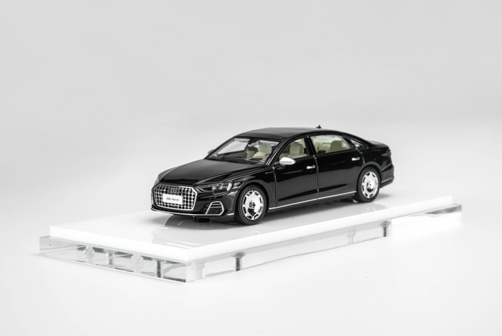 [Preorder] MOTORHELIX 1:64 Audi A8 L Horch Legendary Black Metallic MH64012LBM