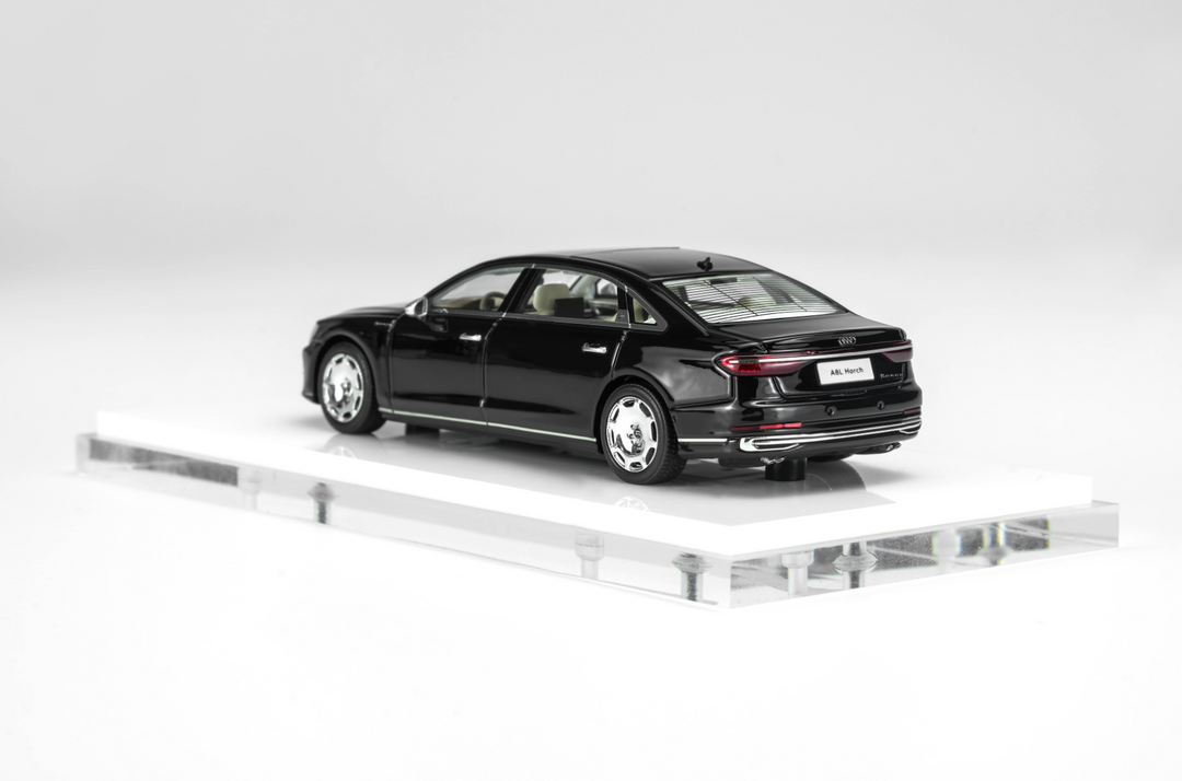 [Preorder] MOTORHELIX 1:64 Audi A8 L Horch Legendary Black Metallic MH64012LBM