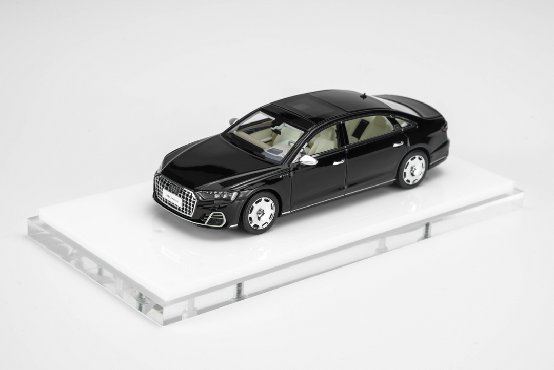 [Preorder] MOTORHELIX 1:64 Audi A8 L Horch Legendary Black Metallic MH64012LBM