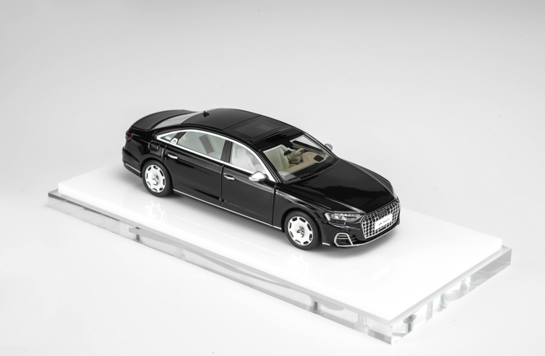 [Preorder] MOTORHELIX 1:64 Audi A8 L Horch Legendary Black Metallic MH64012LBM