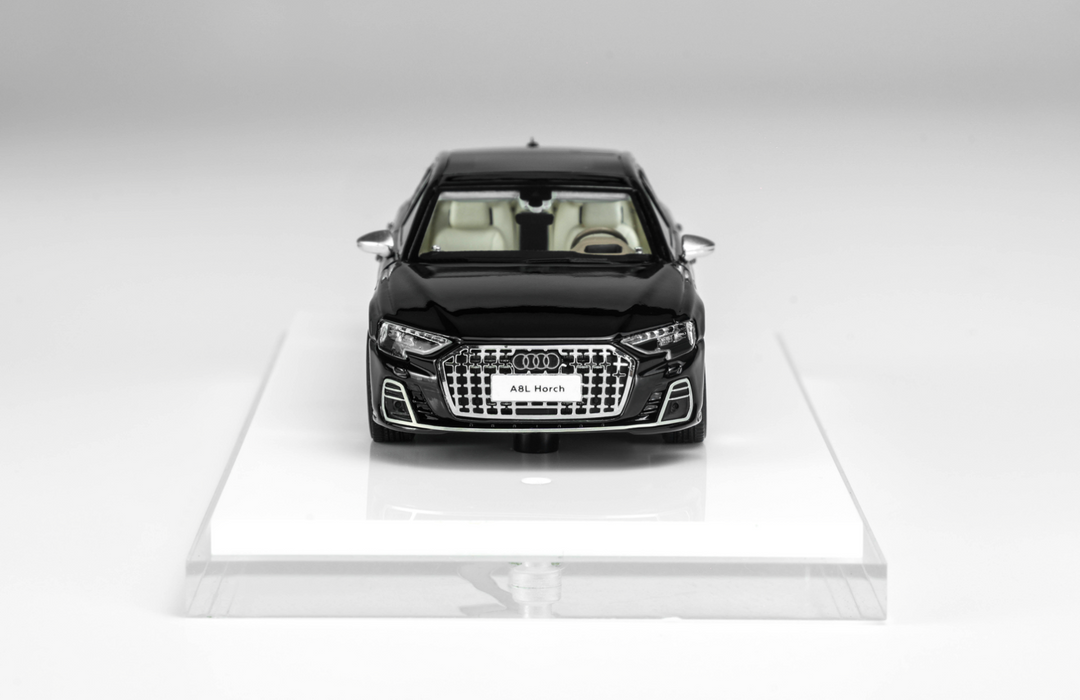 [Preorder] MOTORHELIX 1:64 Audi A8 L Horch Legendary Black Metallic MH64012LBM