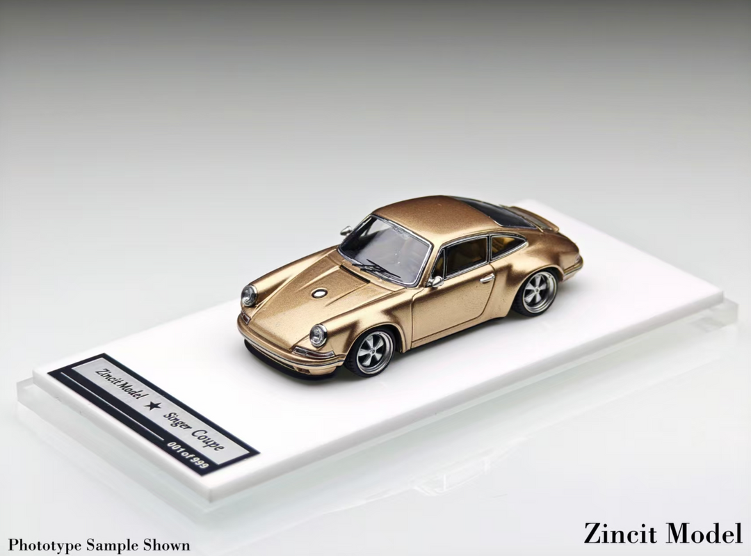 [Preorder] Zincit Model 1:64 Porsche 911 964 Singer Coupe Fushan APA Xpo (5 Colours)