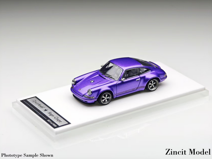 [Preorder] Zincit Model 1:64 Porsche 911 964 Singer Coupe Fushan APA Xpo (5 Colours)