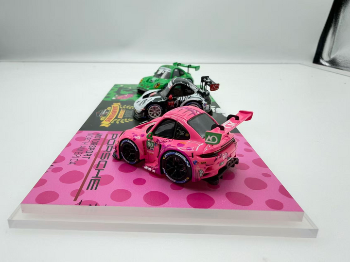 [Preorder] All iin Fanatic 1:64 Porsche 911 GT3 Tyrannosaurus Livery 3 Cars Set Q Version