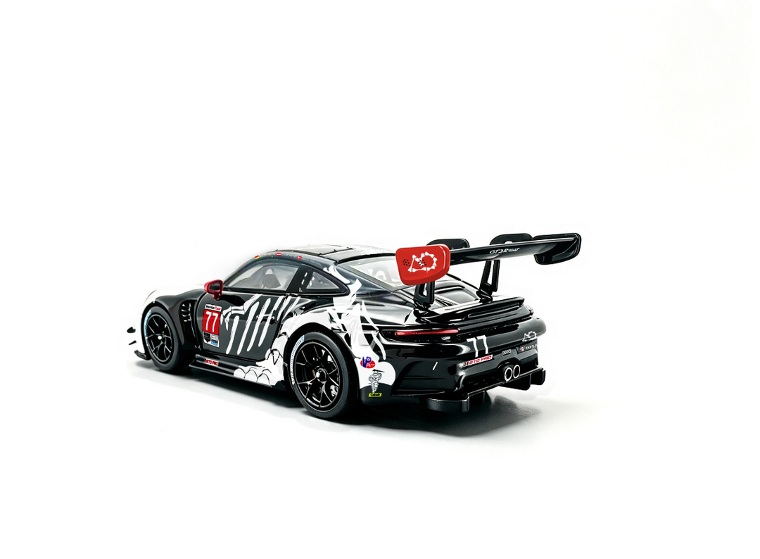[Preorder] Jicar 1:64 Porsche 911 GT3 R Skeleton Dinosaur Livery (2 Colours)