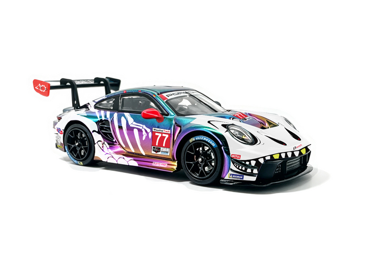 [Preorder] Jicar 1:64 Porsche 911 GT3 R Skeleton Dinosaur Livery (2 Colours)