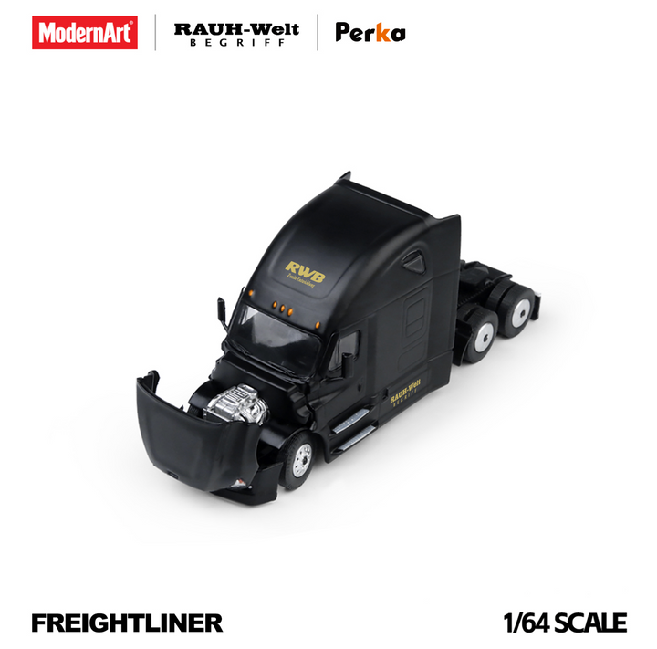 [Preorder] ModernArt X Perka 1:64 Freightliner Black RWB Livery Truck MD800118