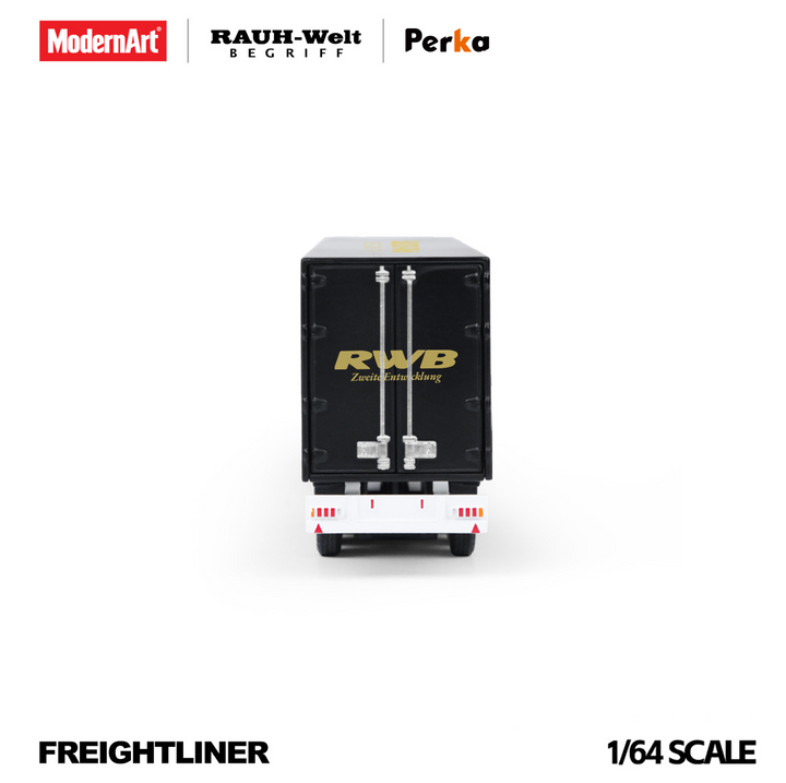 [Preorder] ModernArt X Perka 1:64 Freightliner Black RWB Livery Truck MD800118