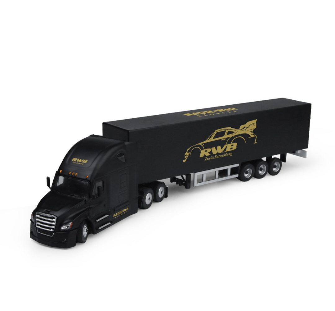 [Preorder] ModernArt X Perka 1:64 Freightliner Black RWB Livery Truck MD800118