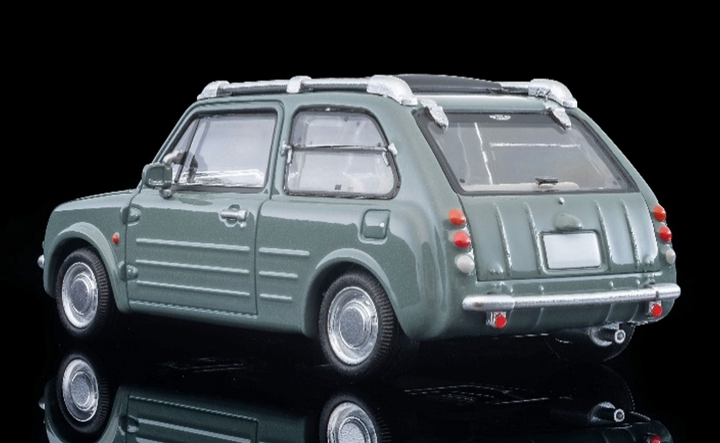 [Preorder] TLVN Tomica Limited Vintage Neo 1:64 Nissan PAO Canvas Top (Olive Grey) 1989 Model LV-N394b