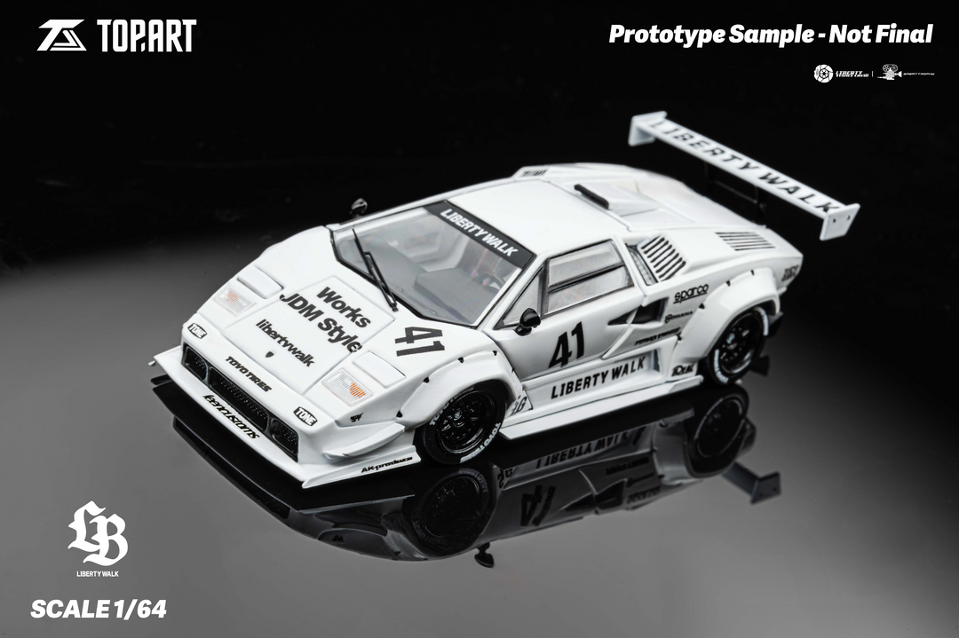 TOPART 1:64 LBWK Lamborghini Countach TAO640001 – Horizon Diecast TOPART 1:64 LBWK Lamborghini Countach TAO640001 – Horizon Diecast