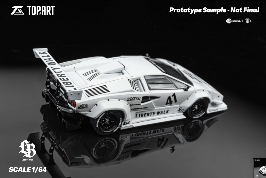 TOPART 1:64 LBWK Lamborghini Countach TAO640001 – Horizon Diecast TOPART 1:64 LBWK Lamborghini Countach TAO640001 – Horizon Diecast