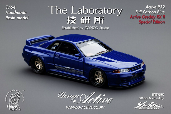 [Preorder] The Laboratory 1:64 Nissan Skyline GT-R R32 (5 colors)