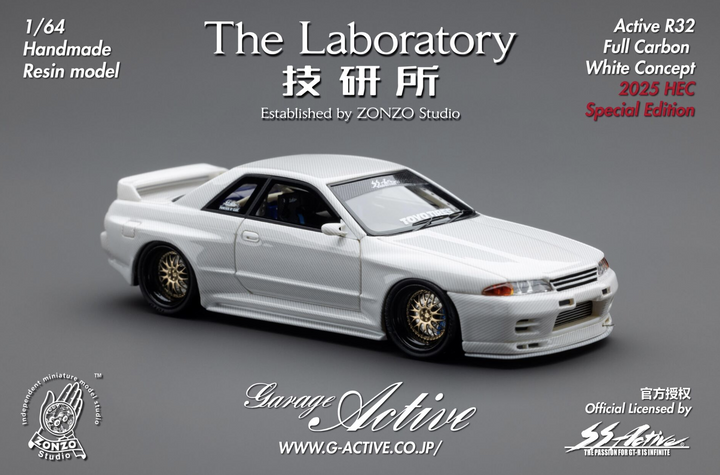 [Preorder] The Laboratory 1:64 Nissan Skyline GT-R R32 (5 colors)
