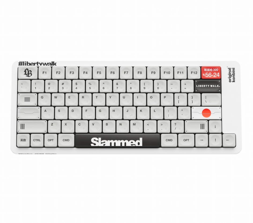 Liberty Walk x original konbini keyboard: white edition