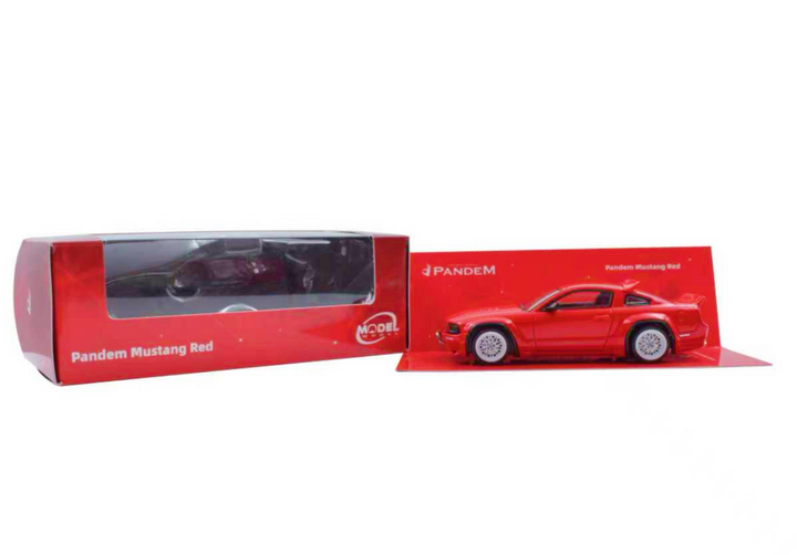 [Preorder] Model Model 1:64 Pandem Mustang Red MM64-PM-001