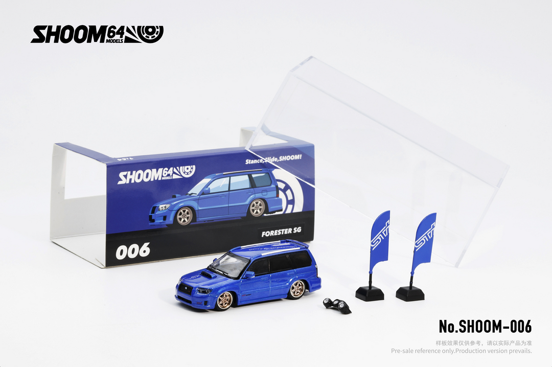 [Preorder] SHOOM64 1:64 Subaru Forester STi (SG) 2005 (3 Colours) SHOOM-093-006/ SHOOM-093-008/ SHOOM-093-009