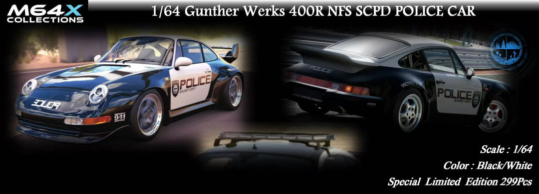M64X 1:64 Gunther Werks 911 400R (6 Variants)