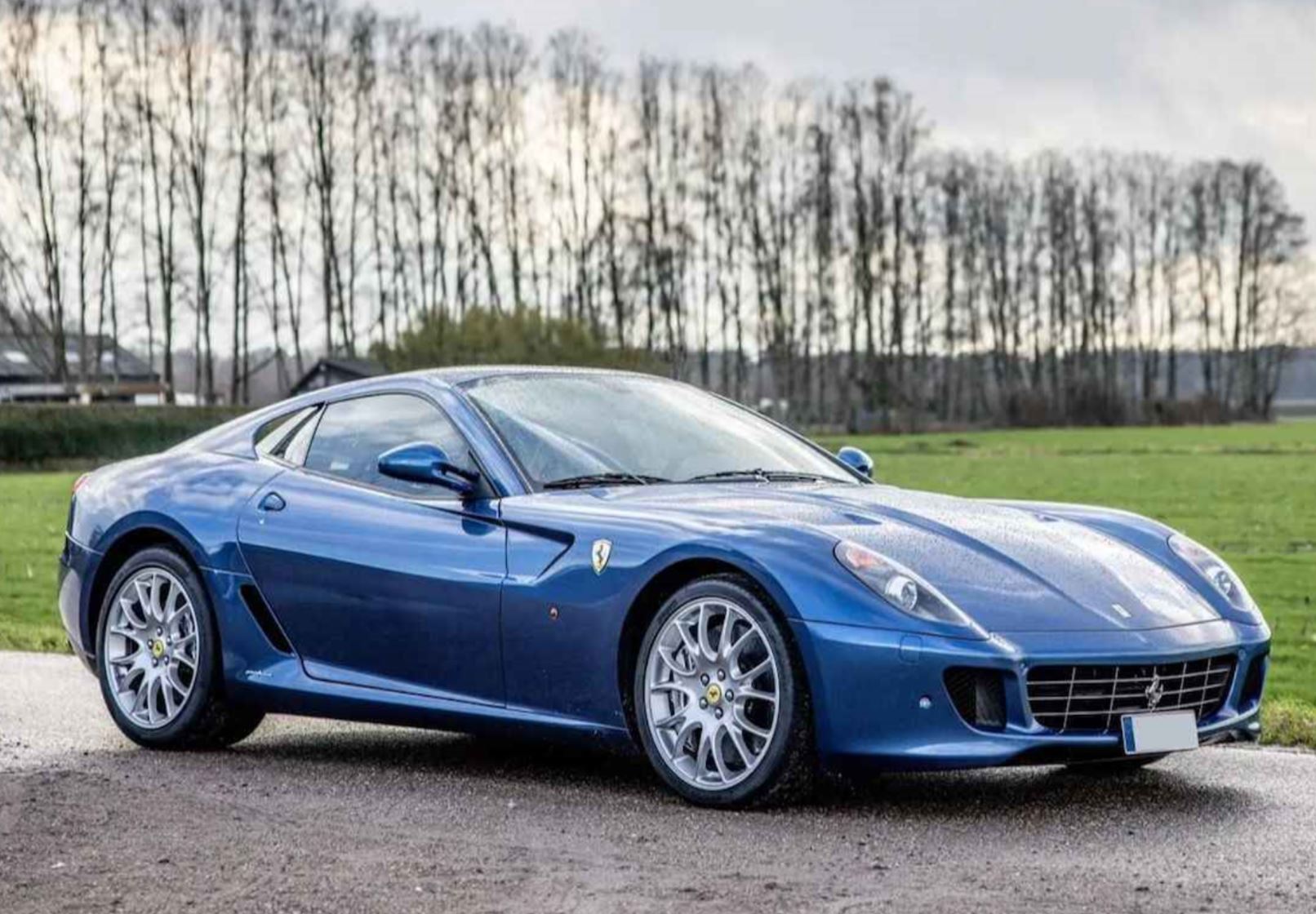 フェラーリ　５９９　ＧＴＢ　フィオラノ　ブルー　エリート　限定品　１／１８ 処分品)美品フェラーリ599GTBフィオラノブルーエリート