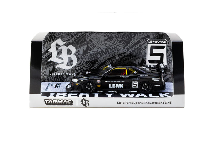 Tarmac Works 1:43 Nissan GT LB-ER34 Super Silhouette SKYLINE Black T43-021-BK