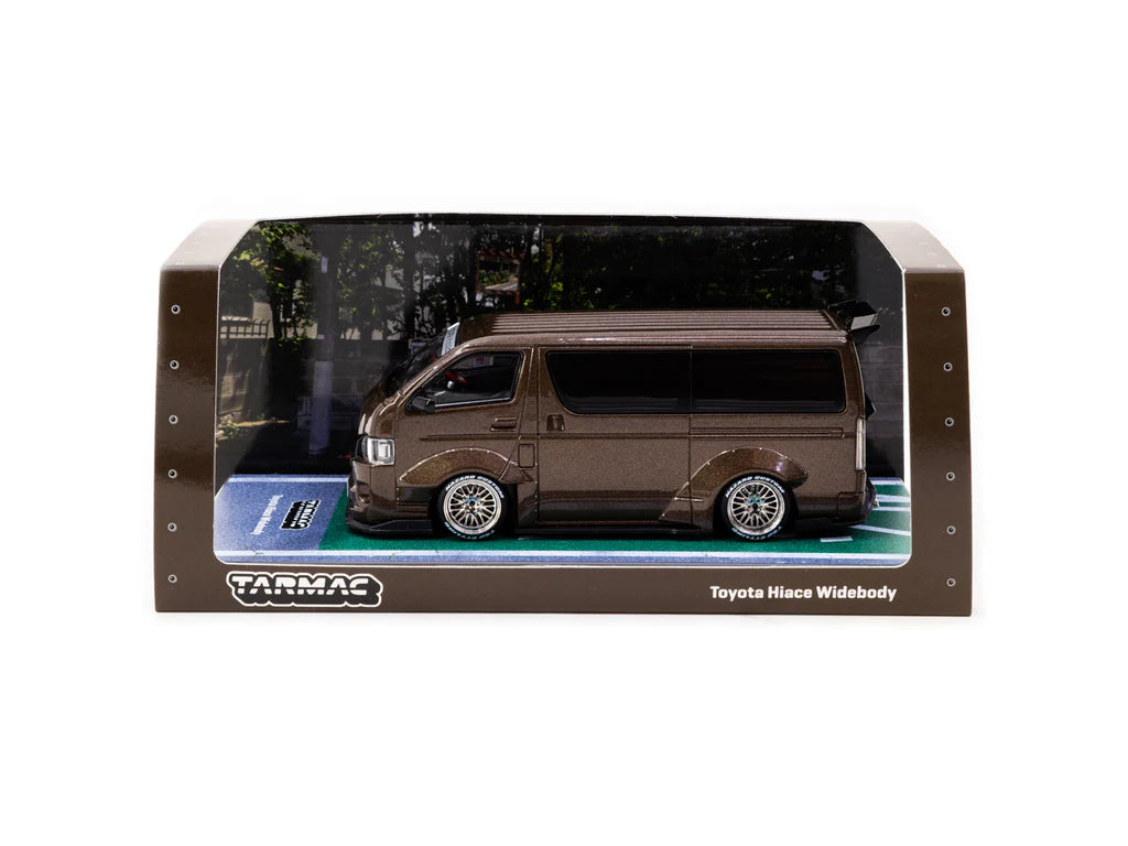 Tarmac Works 1:43 Toyota Hiace Widebody Brown T43-024-BRN Tarmac Works 1:43 Toyota Hiace Widebody Brown T43-024-BRN