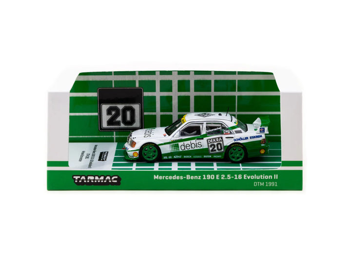 Tarmac Works 1:64 Mercedes-Benz 190 E 2.5-16 Evolution II DTM 1991 Michael Schumacher