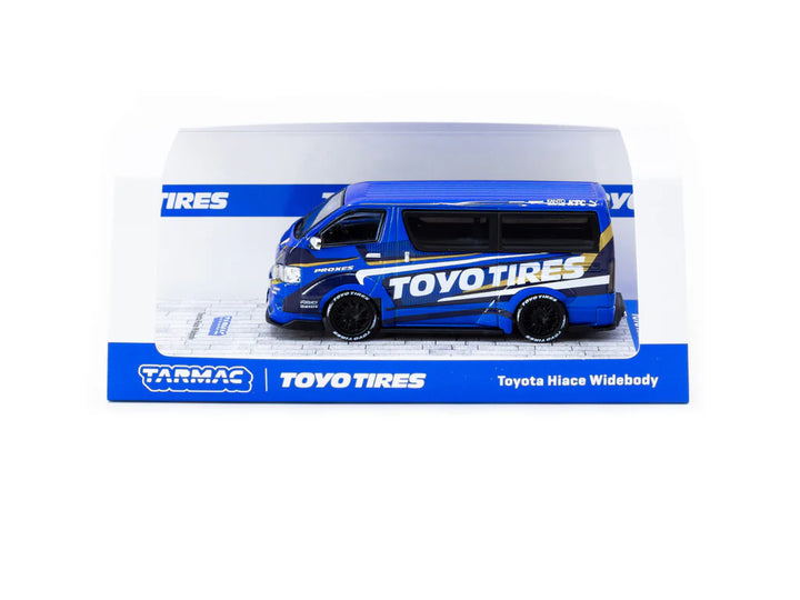 Tarmac Works 1:64 Toyota Hiace Widebody Toyo Tires T64-038-TOYO