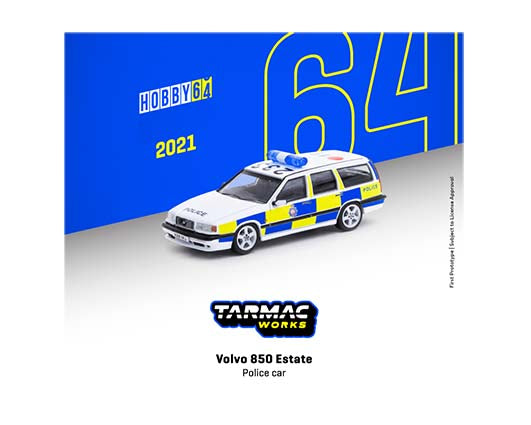 Tarmac Works 1:64 Volvo 850 Estate Police car