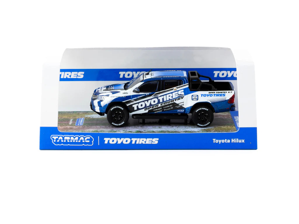 Tarmac Works 1:64 Toyota Hilux Toyo Tires T64-041-TOYO